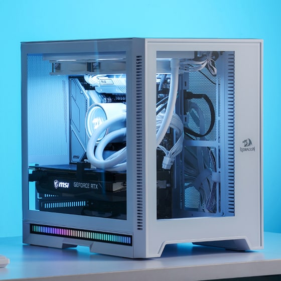 Κουτί Desktop Redragon MC211 ITX -Λευκό image 3