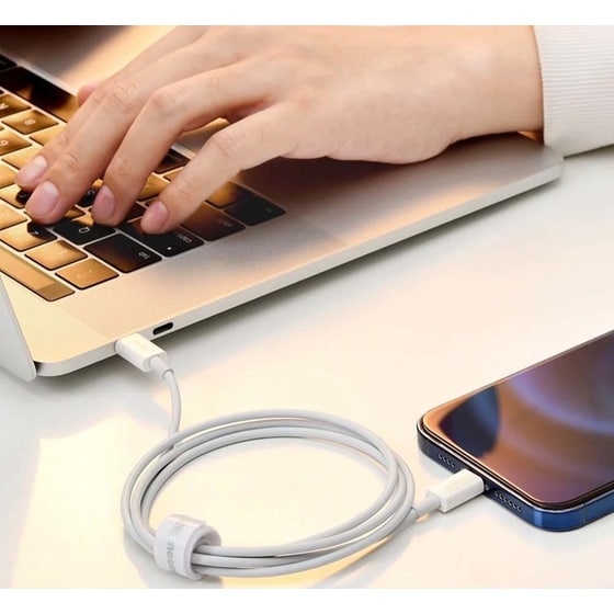 Καλώδιο δεδομένων Baseus Superior Series Usb-C to Lightning 20W 2m - White image 4