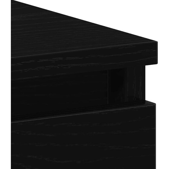 Γραφείο VidaXL από Επεξεργασμένο Ξύλο 90x45x76 cm - Μαύρη Δρυς image 7