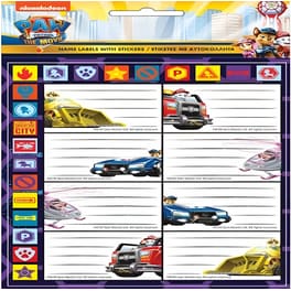 Αυτοκόλλητες Ετικέτες Gim Paw Patrol Movie
