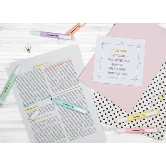 Μαρκαδόρος Υπογράμμισης Stabilo Swing Cool Pastel Edition Mωβ 2.0 mm image 2