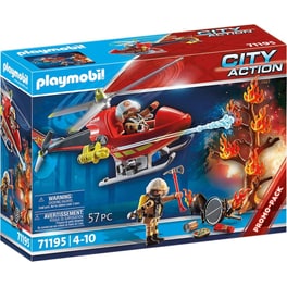 PLAYMOBIL® City Action Action Heroes Ελικόπτερο Πυροσβεστικής (71195)