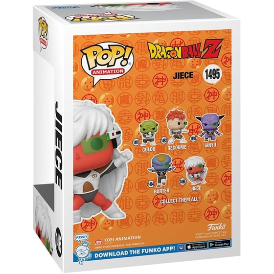 Funko Pop! Animation - Dragon Ball Z - Jiece #1495 image 1