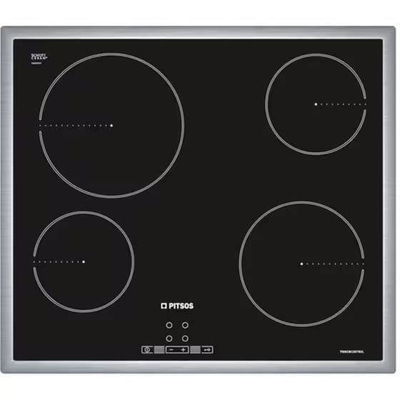 PITSOS CRE645S06 & PH10M40X2 66 Lt Inox Εντοιχιζόμενος Σετ Φούρνος και Εστία image 2