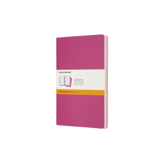 Σημειωματάριο Moleskine Cahier Ruled Large Ροζ (3 Τεμάχια) image 0