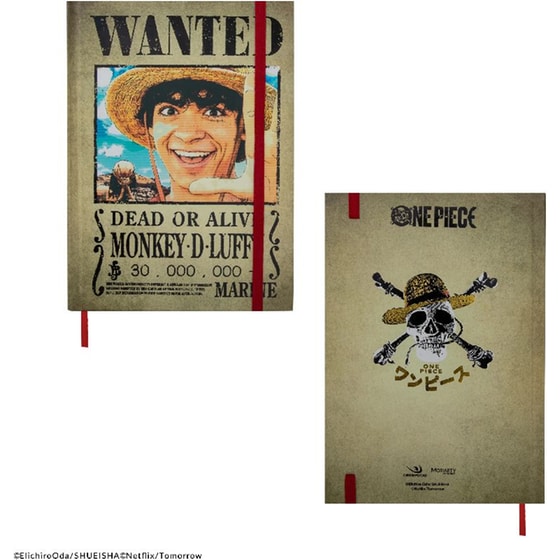 Σημειωματάριο Cinereplicas A5 One Piece Wanted Posters Hardcover image 1