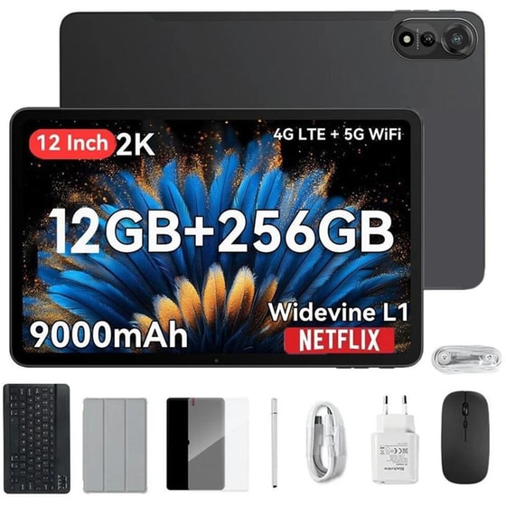 Tablet Blackview Mega 2 Set 12" 12GB/256GB Wi-Fi - Celestial Grey image 6