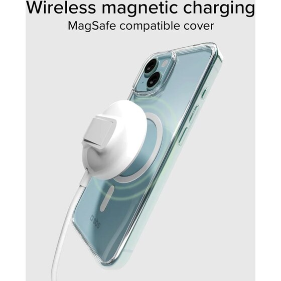Θήκη Apple iPhone 15 - SBS Rigid MagSafe Case - Transparent image 4