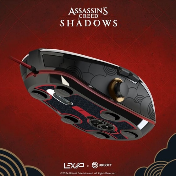 Gaming Ενσύρματο Ποντίκι Lexip x Ubisoft Shadows RGB 12000 DPI - Λευκό image 8