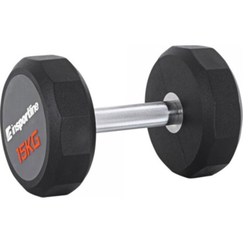 Βαράκι Πολυγωνικό 15kg InSPORTline Profi CPU INS-21665 από Ατσάλι TPU - Μαύρο INSPORTLINE