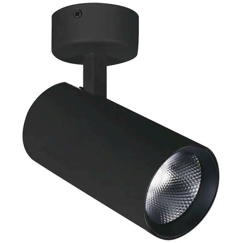 VIOKEF Σποτ Μονόφωτο Viokef Nestor 4214501 Led από Αλουμίνιο - Μαύρο