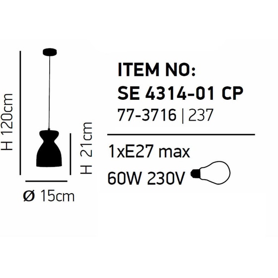 Φωτιστικό Οροφής Μονόφωτο Homelighting Domenico 77-3716 Γυάλινο - Cognac image 1