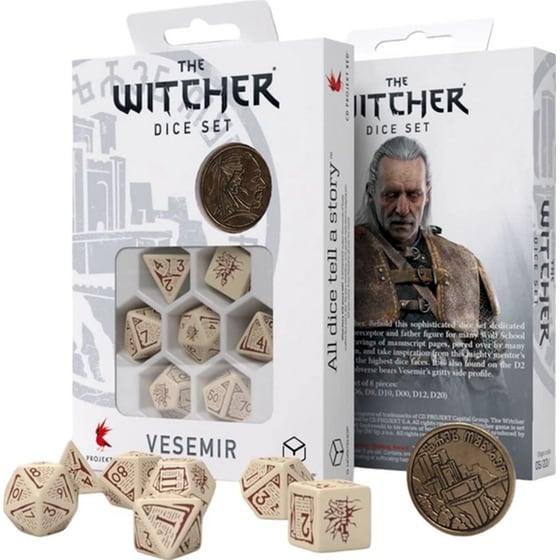 Σετ Ζάρια - The Witcher Dice Set - Vesemir (old Wolf) image 1