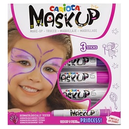 Μαρκαδόροι Προσώπου Carioca Mask Up Princess 3 Τεμάχια