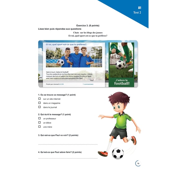 Tests A1 (10 tests complets DELF A1) image 2
