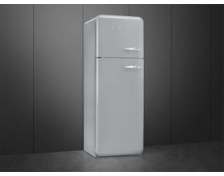 SMEG FAB30LSV5 294 Lt Ασημί Δίπορτο Ψυγείο image 2