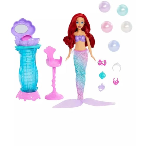 Κούκλα Mattel Disney Princess Άριελ Με Κοχύλι Έκπληξη image 1