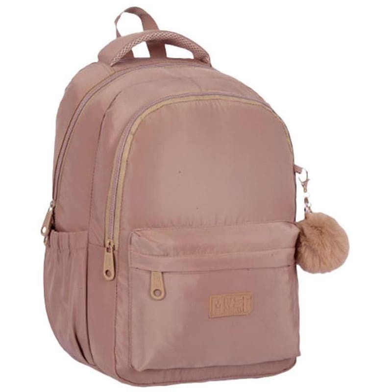 Τσάντα Πλάτης Must Team Μπεζ