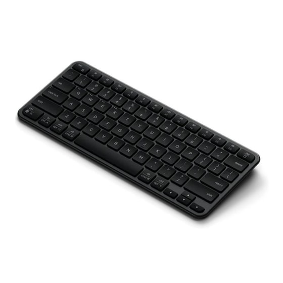 Satechi Slim X1 Ασύρματο Πληκτρολόγιο Space Black (US) image 1