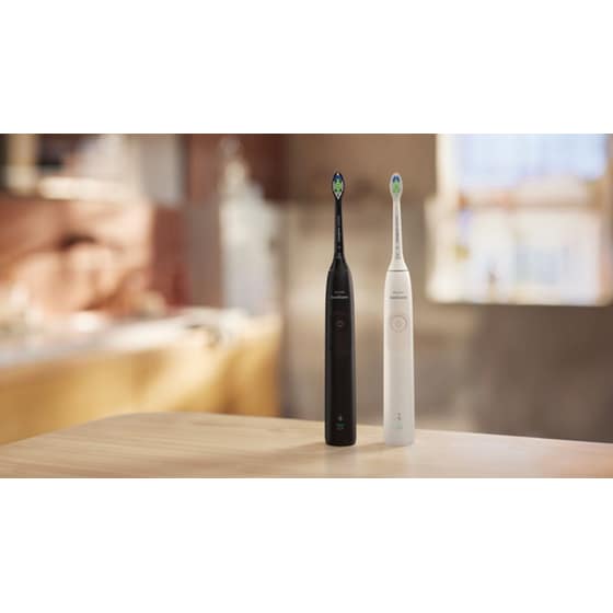Σετ Ηλεκτρικές Οδοντόβουρτσες PHILIPS Sonicare 5300 HX7109/01 - Λευκό/Μαύρο image 9