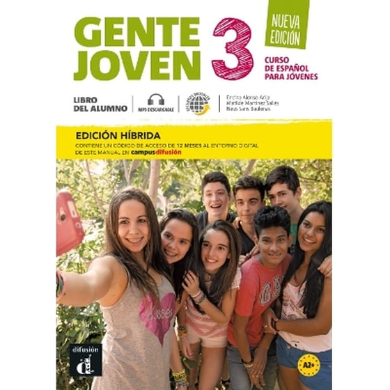 Gente Joven 3 - Edición Hibrida - Libro del alumno + audio MP3. image 0