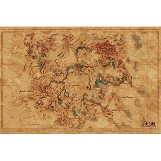 Αφίσα The Legend of Zelda Οριζόντια 91.5 x 61 cm image 0