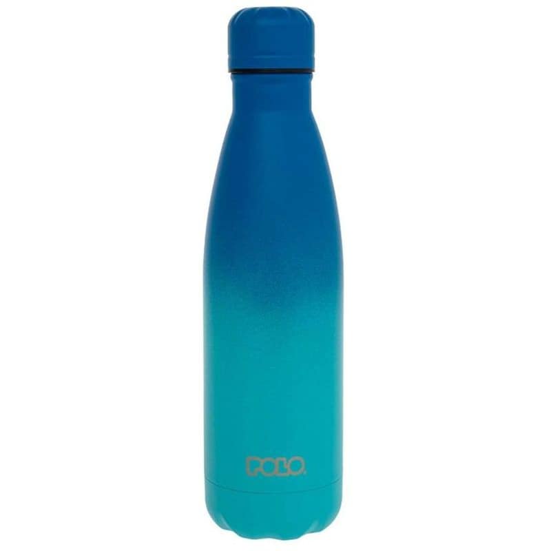 Θερμός Polo Ανοξείδωτο Degrade Μπλε/Γαλάζιο 500ml
