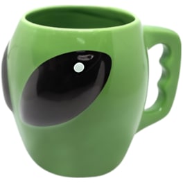 Κούπα 3D Εξωγήινος Κεραμική 400 ml - Πράσινο