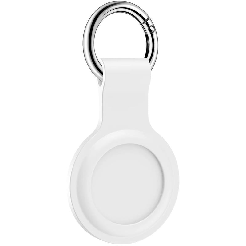 Θήκη Μπρελόκ Tune Silicone για Apple AirTag - White TUNE