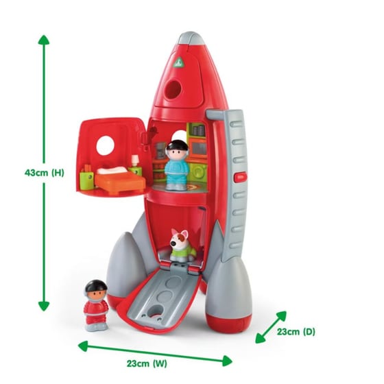 ELC Happyland Πύραυλος με Φώτα και Ήχους image 3