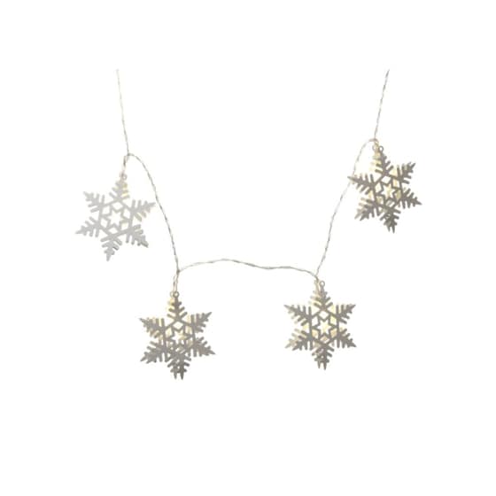 Χριστουγεννιάτικη Heaven Sends Γιρλάντα Με Νιφάδες Χιονιού Με Φωτάκια Led image 0