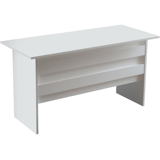 Γραφείο Μελέτης 24Mall Lo από Μοριοσανίδα 140x60x73.8 cm - Λευκό image 0