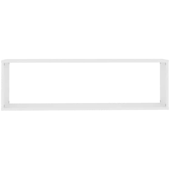 Ράφια Τοίχου VidaXL από Μοριοσανίδα 100x15x30 cm 4 Τμχ - Λευκό image 3