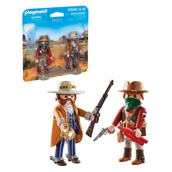 PLAYMOBIL® Western DuoPack Σερίφης και Ληστής (71508) image 1