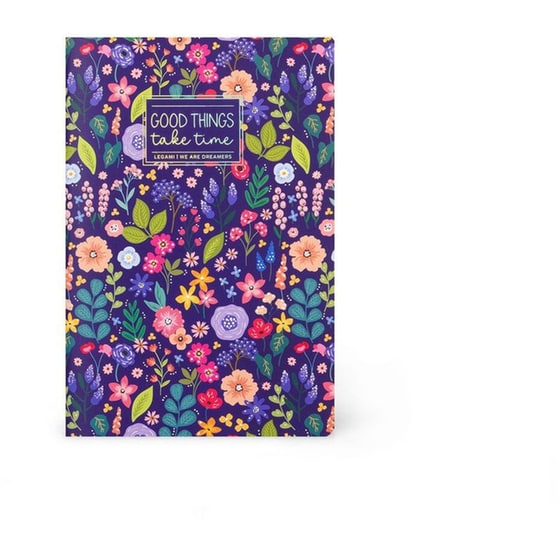 Σημειωματάριο Legami Ριγέ Quaderno Medium Α5 Flowers image 0