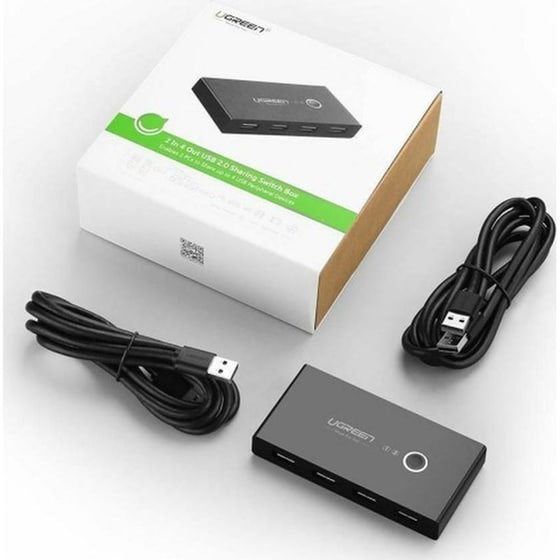 Ugreen Sharing Box Usb 2.0 Hub 4 Θυρών Με Σύνδεση Usb-a (30767) image 7