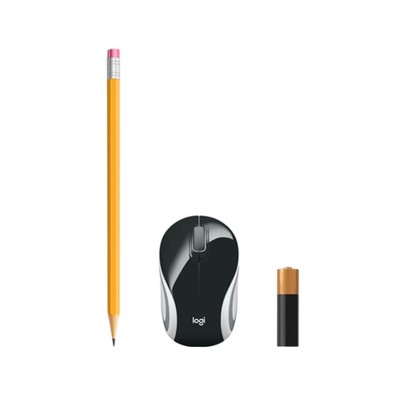 Logitech M187 Ασύρματο Mini Ποντίκι Μαύρο image 5