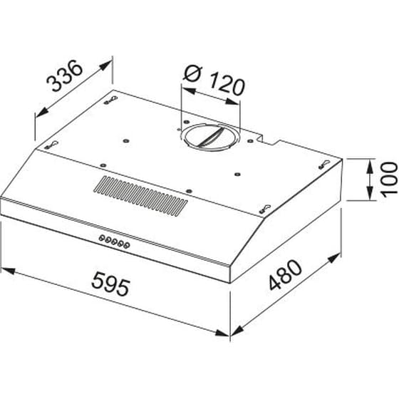 FRANKE ADIGE 60 XS 60 cm Inox Απορροφητήρας Ελεύθερος image 1