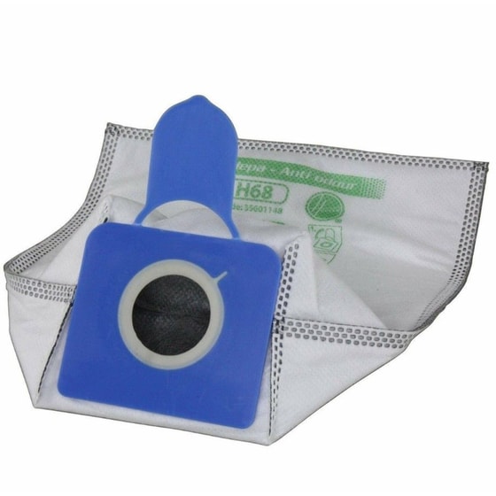 Υφασμάτινες Σακούλες 35601148 H68 DIVA για Σκούπα Hoover 4τμχ Λευκό image 0