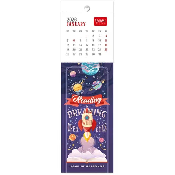 Ημερολόγιο Bookmark Legami 2026 Book Lovers image 2