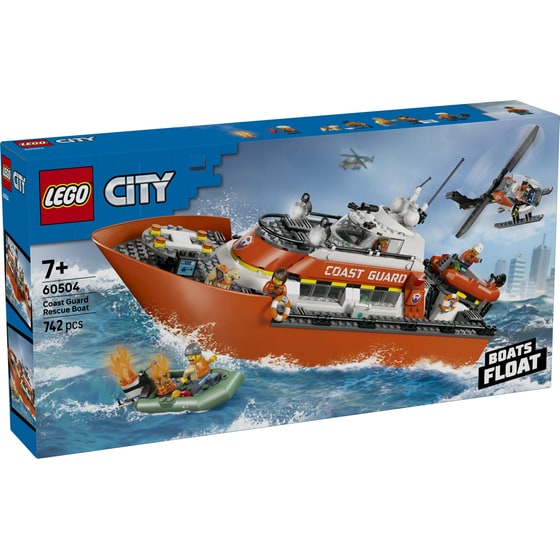 LEGO® City Coast Guard Rescue Boat & Helicopter (60504) image 0