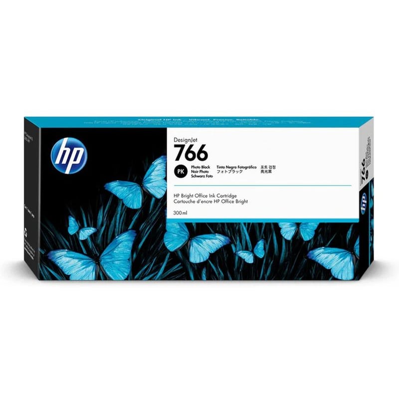 HP 766 DesignJet Μαύρο Μελάνι Εκτυπωτή P2V94A HP