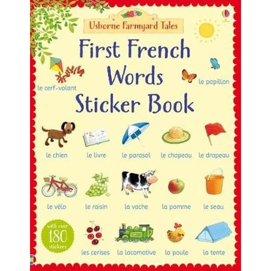 First French Words Sticker Book image 0