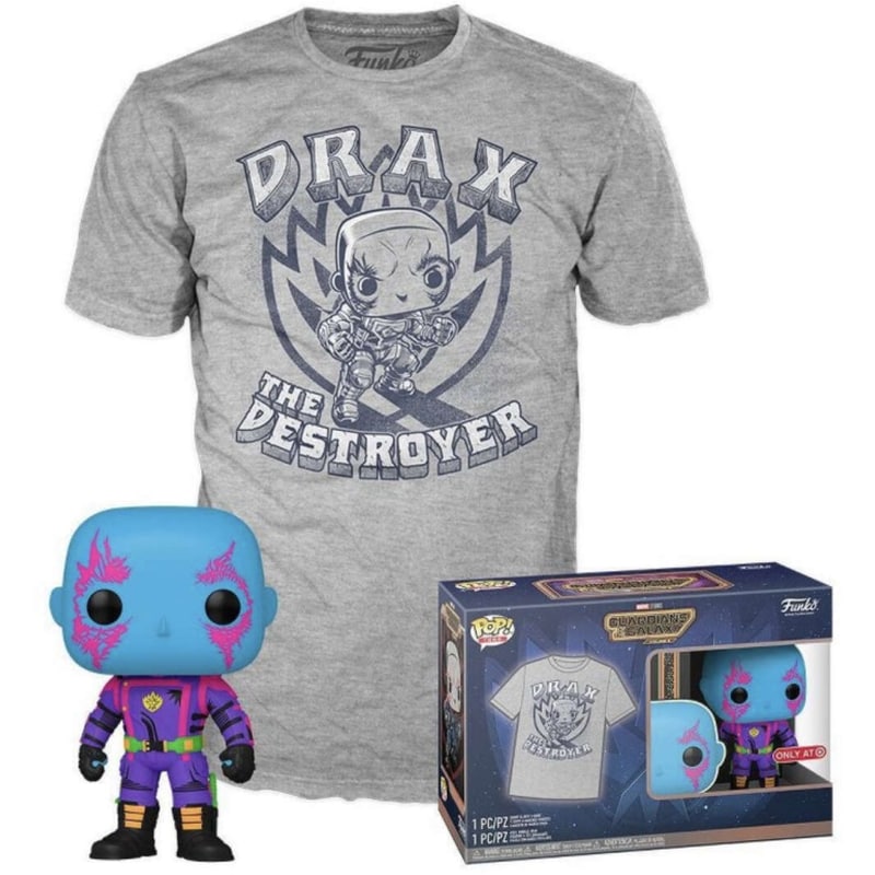 T-Shirt Funko Pop! And Tee: Guardians Of The Galaxy Vol.3 - Drax - S