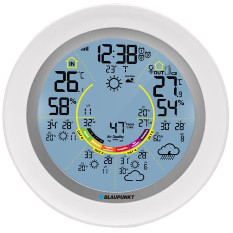 Μετεωρολογικός Σταθμός Blaupunkt WS60WH - Λευκό