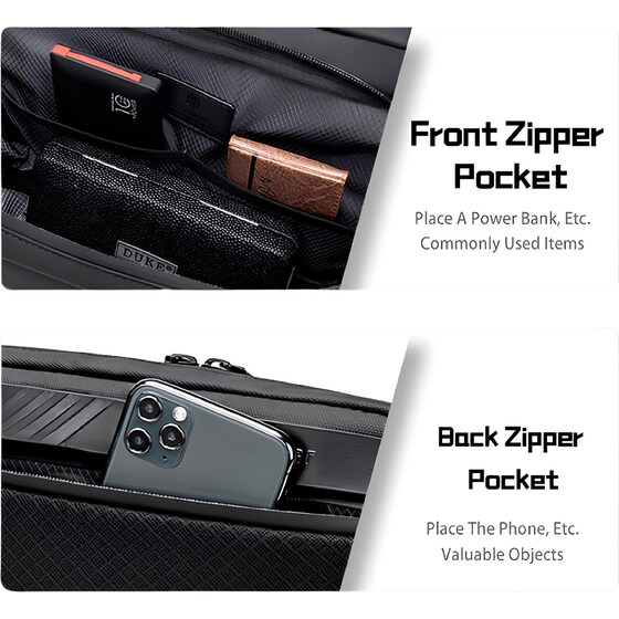 Τσάντα Crossbody Arctic Hunter Y00013 - Μαύρη image 7