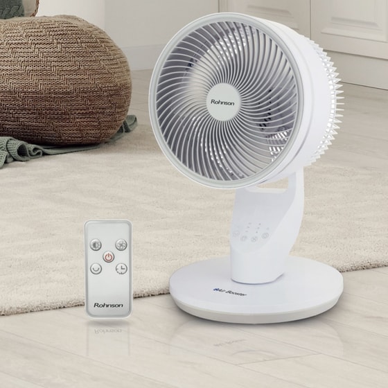 ROHNSON R-8520 WH Ανεμιστήρας Δαπέδου 60W 25cm image 3