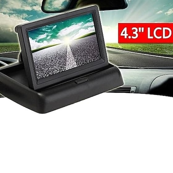 Έγχρωμη Αναδιπλούμενη Οθόνη Αυτοκινήτου Tft-lcd Monitor 4.3 image 0