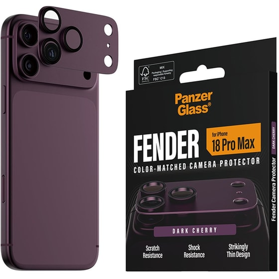 Προστατευτικό καμερών Apple iPhone 18 Pro Max - PanzerGlass Fender Camera Protector - Purple image 5