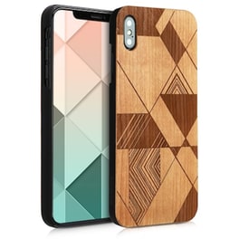 Θήκη Apple iPhone XS Max - Kwmobile Wood - Brown